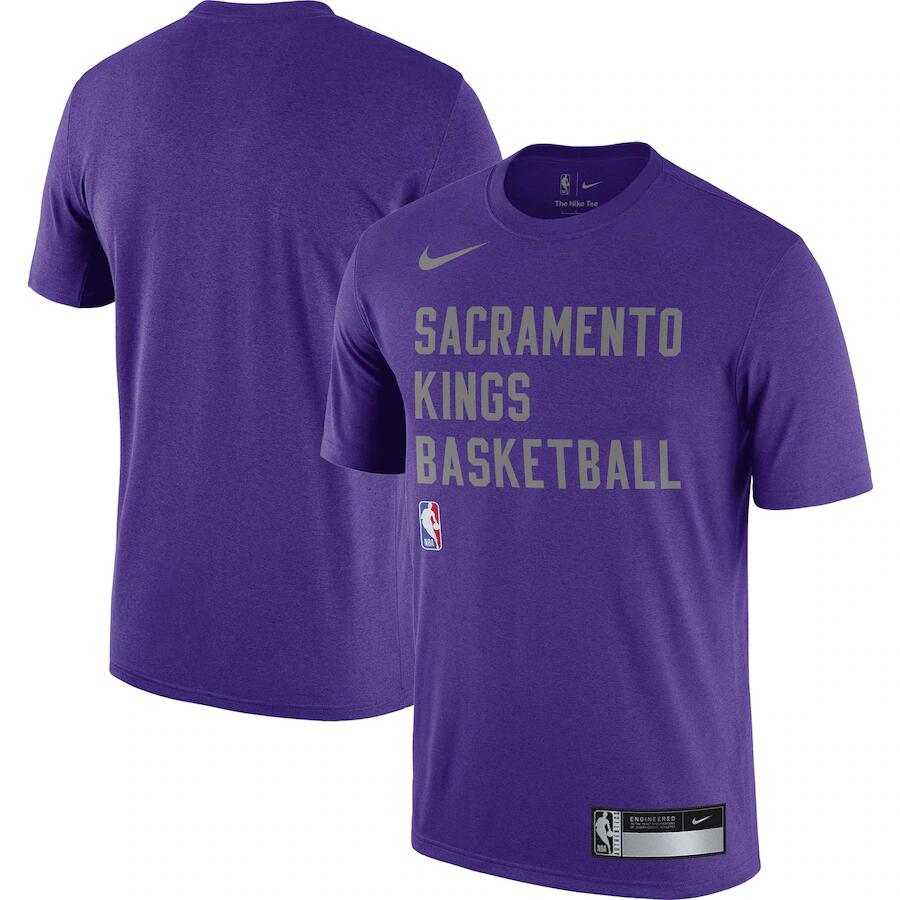Men's Sacramento Kings Purple 2023/24 Sideline Legend Performance Practice T-Shirt